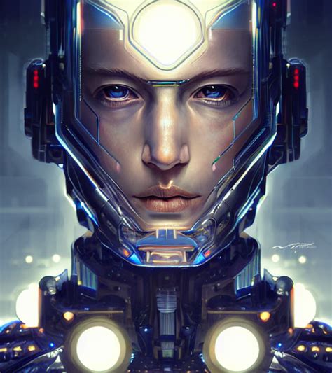 KREA AI Symmetry Badass Cyberborg Mark Zuckerberg Ultr