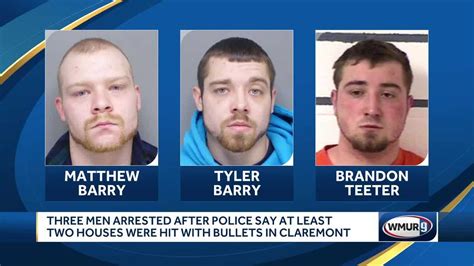 Three Men Arrested After Allegedly Shooting At Homes In Claremont