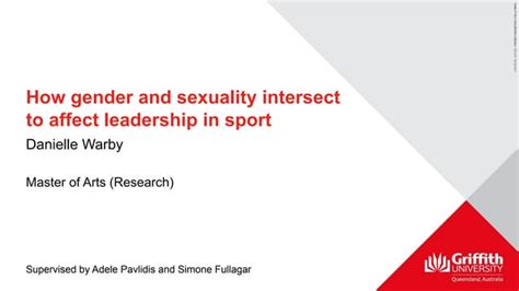 How Gender And Sexuality Intersect To Affect Leadership In Sport Ppt