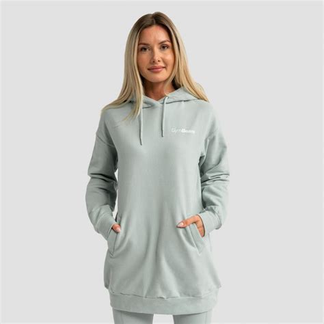 Limitless Longline Hoodie für Frauen Eucalypt GymBeam GymBeam de