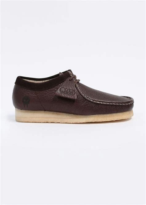 Clarks Clarks Wallabee Mf Doom Brown Leather Grailed