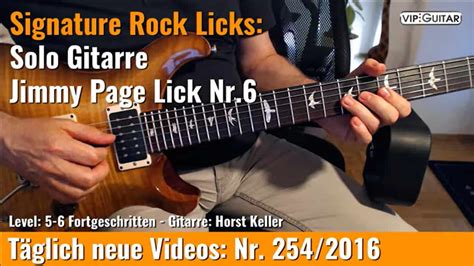 Signature Rock Licks Solo Gitarre Jimmy Page Lick Nr Vip Guitar De