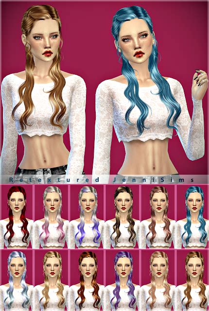 Downloads Sims 4 Newsea Mhysa Hair Retexture Jennisims