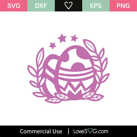 Easter Egg SVG Cut File Lovesvg