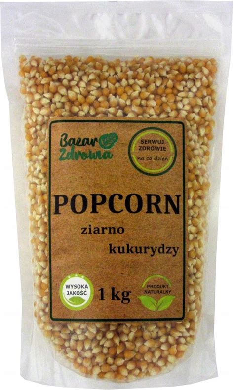 Popcorn Ziarno Kukurydzy 1kg Do Prażenia Bez Soli Ceny i opinie