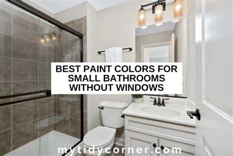 Best Paint Colors For Small Bathrooms Without Windows