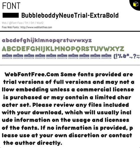 Bubbleboddy Neue Trial Extrabold Fonts Downloads Webfontfreecom