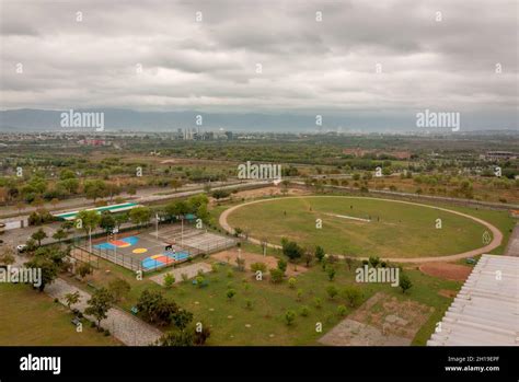 An Aerial View Of The National University Of Computer And Emerging