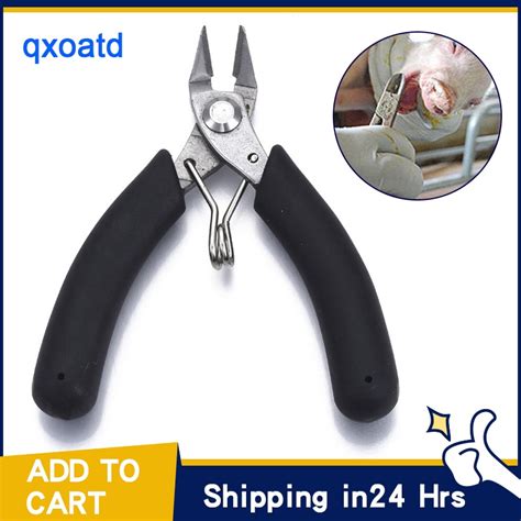 Mini Pigs Use Stainless Steel Piglet Tooth Cutting Pliers Hog Sow Tooth