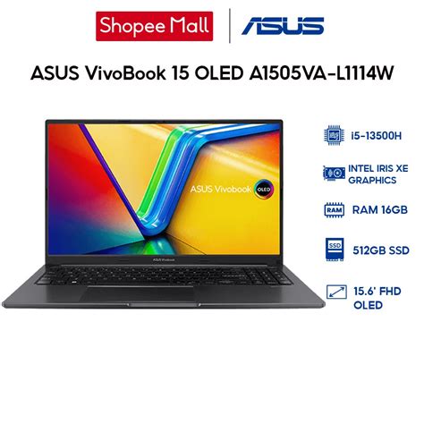 Laptop ASUS VivoBook 15 OLED A1505VA L1114W I5 13500H 16GB 512GB