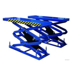 Fostar Hydraulic Electric Garage Horizontal Scissor Lift Low Rise Car