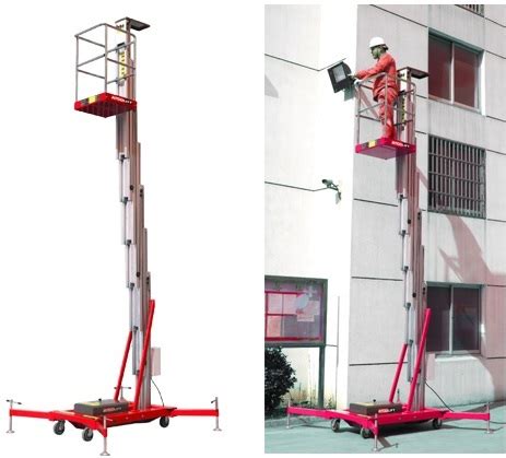 EASY MOVE Single Mast Aerial Work Platform Model Name Number GTWY