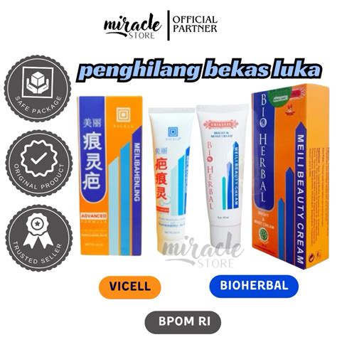 Jual MIRACLE VICELL BIOHERBAL MEILIBAHENLING MEILI BEAUTY CREAM BPOM