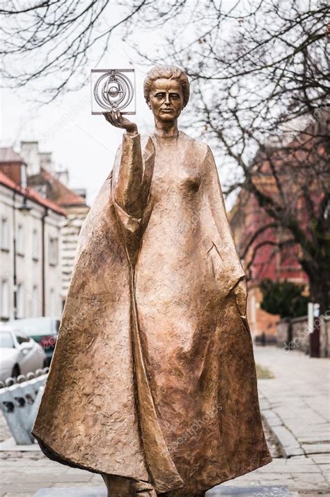 Sculpture Of Marie Sklodowska Curie Stock Editorial Photo