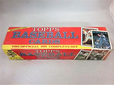 TOPPS 1988 야구 카드 공장 봉인 세트