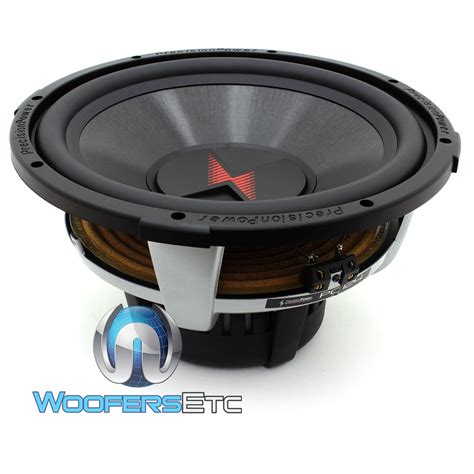 PC 124 Precision Power 12 500 Watt Dual 4 Ohm Subwoofer