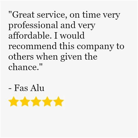 Thank you for your kind review! | Service, Fas, Company