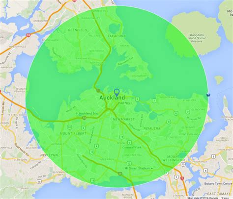 10km Coverage Map Flying Fix