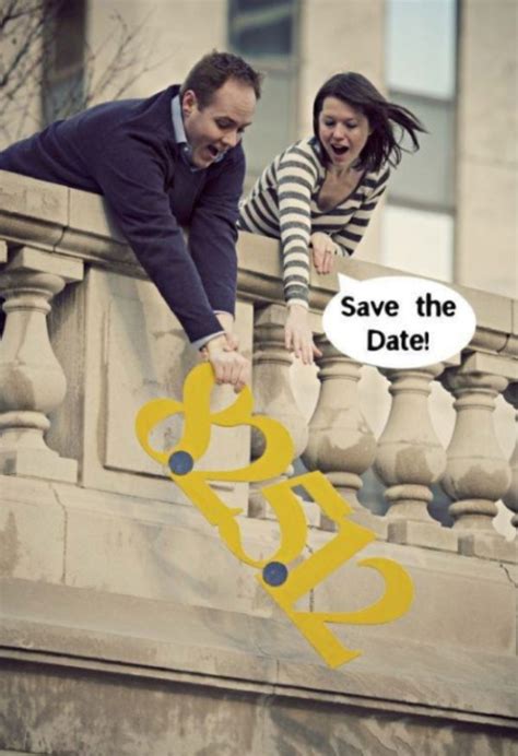 Fun Creative Save The Date Photo Ideas