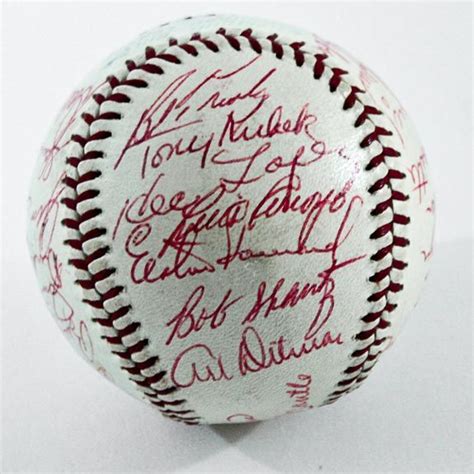 Lot Detail 1960 New York Yankees Team Signed Baseball