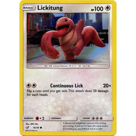 Lickitung - Detective Pikachu - 16/18 - English - Mint | TCGX