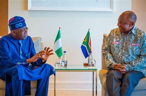 Tinubu Meets Ramaphosa Pledges Closer Cooperation