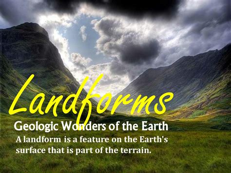 SOLUTION: Earth Science - Earth's Landforms - Studypool