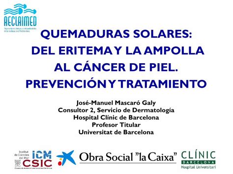 PDF QUEMADURAS SOLARES DEL ERITEMA Y LA Solar Bronceado Existe