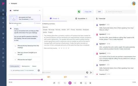 Fireflies Launches Askfred Chatgpt For Meetings
