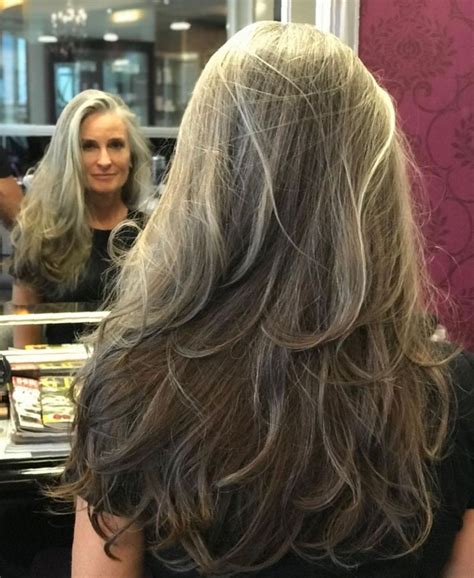 65 Gorgeous Gray Hair Styles Hair Styles Gorgeous Gray Hair Long Hair Styles