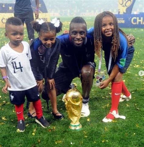 Photo Blaise Matuidi et ses trois enfants Myliane Naëlle et Eden