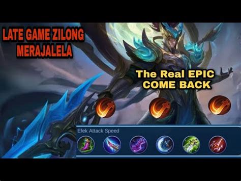 ZILONG The Real EPIC COMEBACK Mobile Legends YouTube