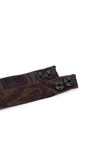 Etro Metallic Jacquard Paisley Bow Tie In Black ModeSens