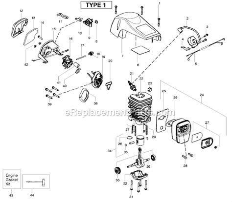 Poulan Pp3816av Parts List And Diagram