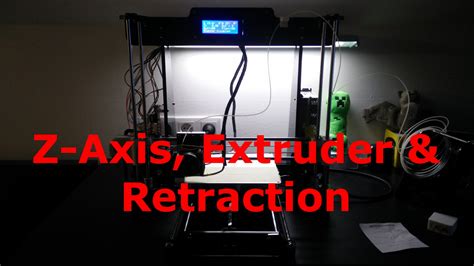 Anet A8 Z Axis Switch Extruder And Retraction Youtube