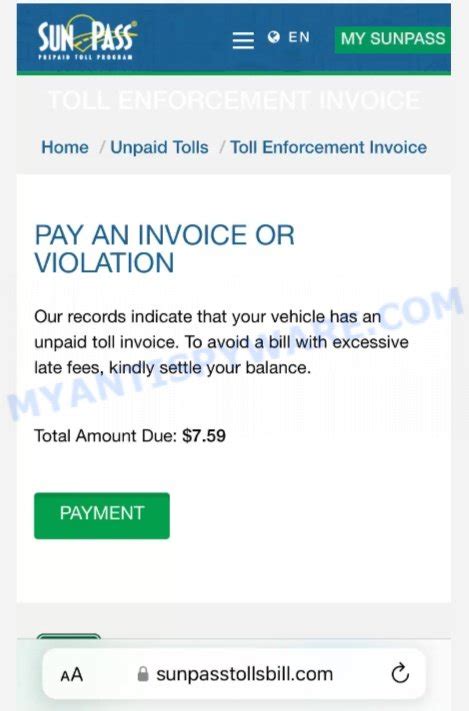 Florida Sunpass Unpaid Toll Invoice Text Scam Alert What You Need To Know