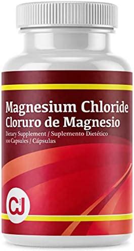 Amazon Magnesium Chloride Cloruro De Magnesio Capsules