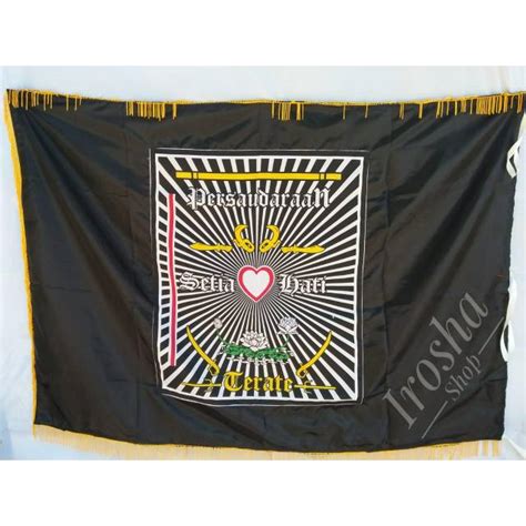 Jual Bendera PSHT Bolak Balik Panji SH Terate Besar Rumbai Shopee