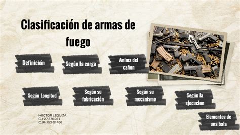 Clasificación de Armas de Fuego by Hector Leguiza on Prezi