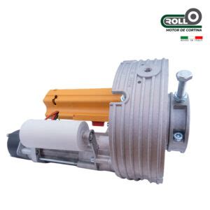 KIT MOTOR DE CORTINA SEG 180KG CON FRENO ROLL CON CENTRAL SENCILLA Y 2