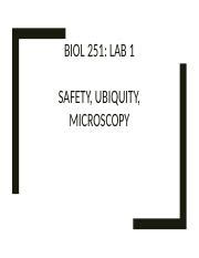 Lab Fall Pptx Biol Lab Safety Ubiquity Microscopy