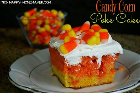 Candy Corn Poke Cake