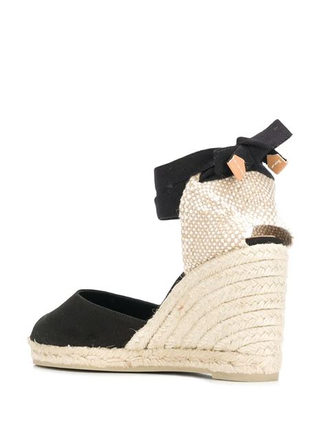 Castañer Wedge Heel Espadrilles Black Farfetch