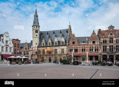 Dendermonde East Flanders Belgium May 1 2023 Historical Builings