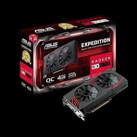 Asus Radeon RX 570 4GB DDR5 Expedition OC Enterkomputer Jual Beli