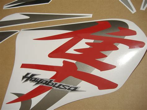 Suzuki Hayabusa 2008 2014 K8 L4 Decals Set Kit Red Kanji Logo