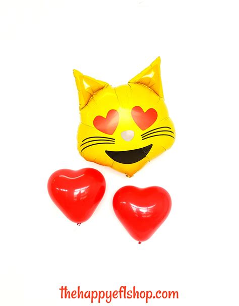 Emoji Cat Balloon Emoji Cat Balloon Emoji Balloons Smiley Faces