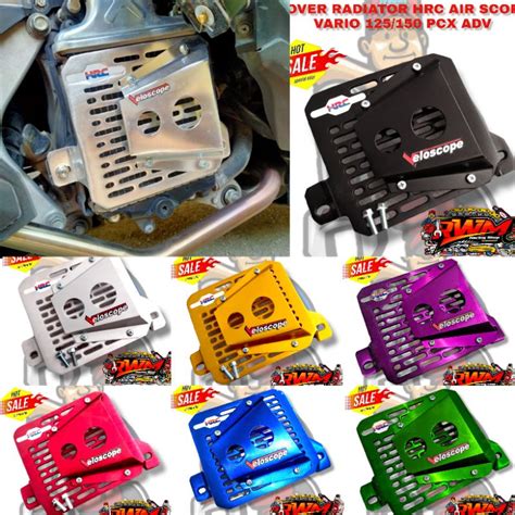 Jual Cover Radiator Cnc HRC Vario 125 150 Adv Pcx Kualitas Premium