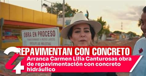 Arranca Carmen Lilia Canturosas Obra De Repavimentaci N Con Concreto