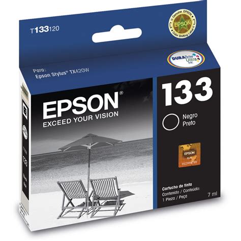 Cartucho EPSON T1331 133 Preto Para T25 TX235W TX420W TX430W TX320F